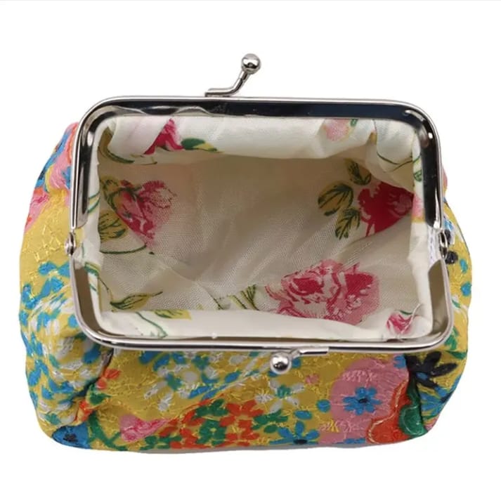 Floral Pattern Coin Purse