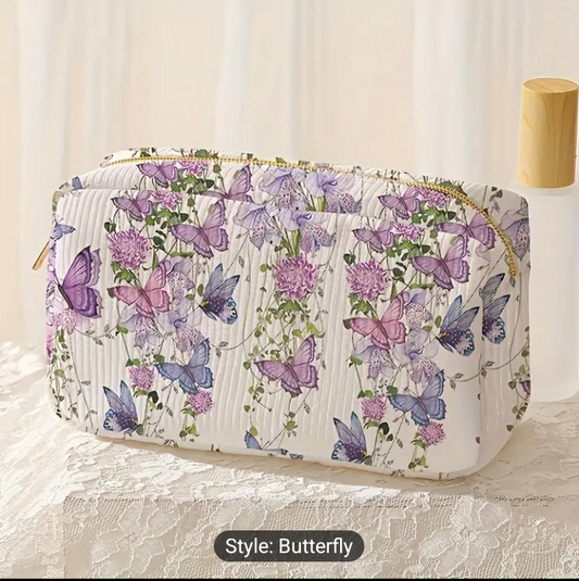 Butterfly Quilted Pouch